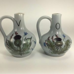 Vintage Buchanan Oil  and Vinegar Cruets